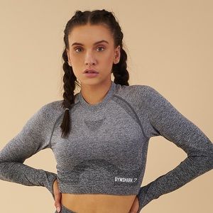 Gymshark Ombré Seamless Crop Top XS